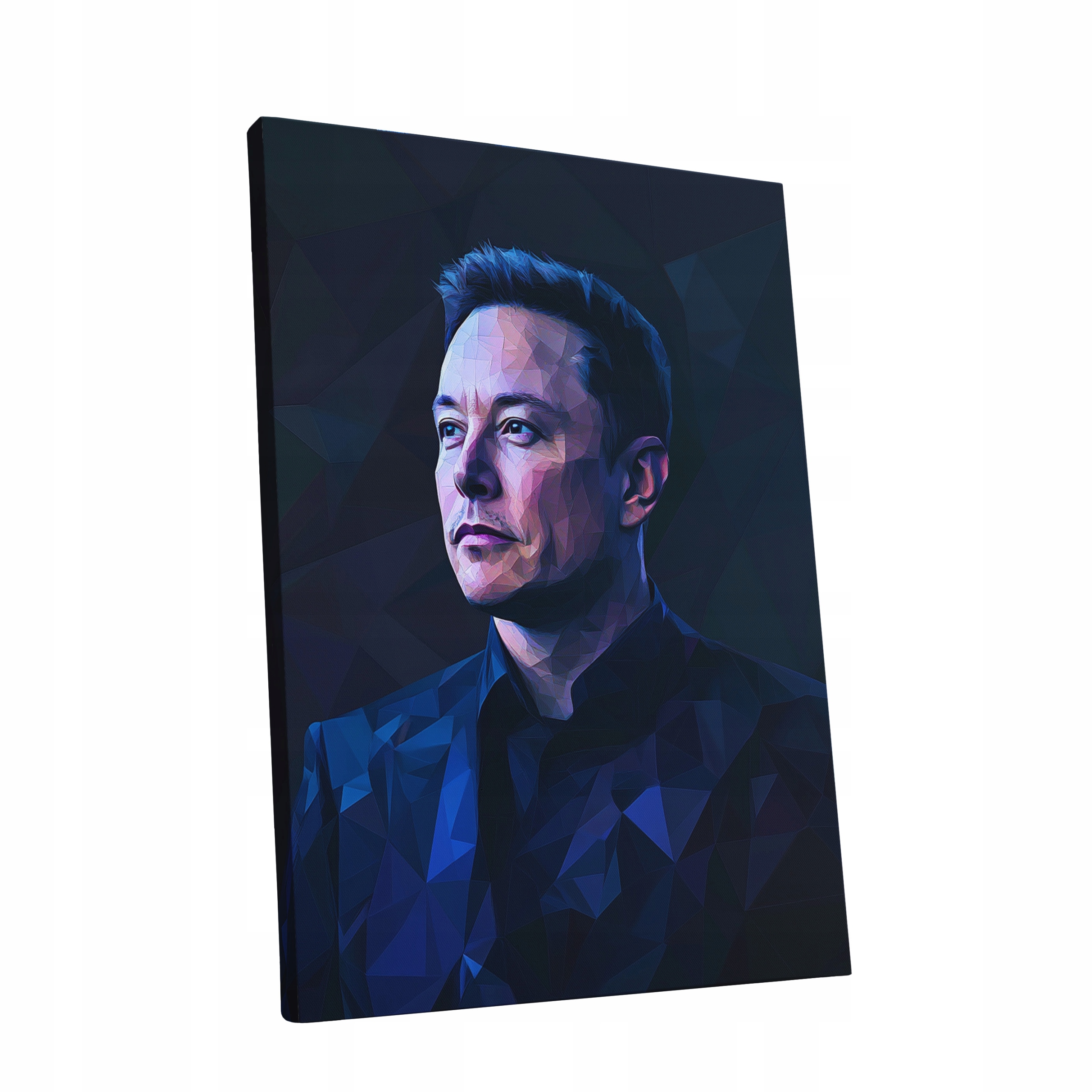Obraz na plátně Portrét Elon Musk v obývacím pokoji Elona Muska dárek 90x120