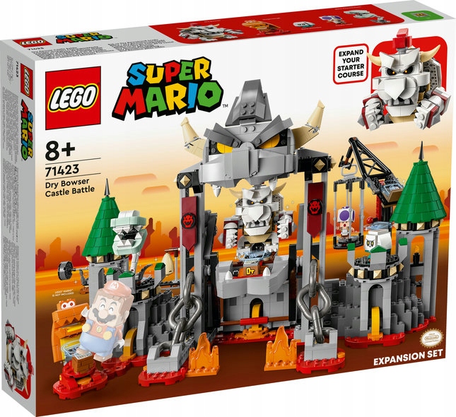 LEGO 71423 SUPER MARIO WALKA W ZAMKU DRY BOWSERA
