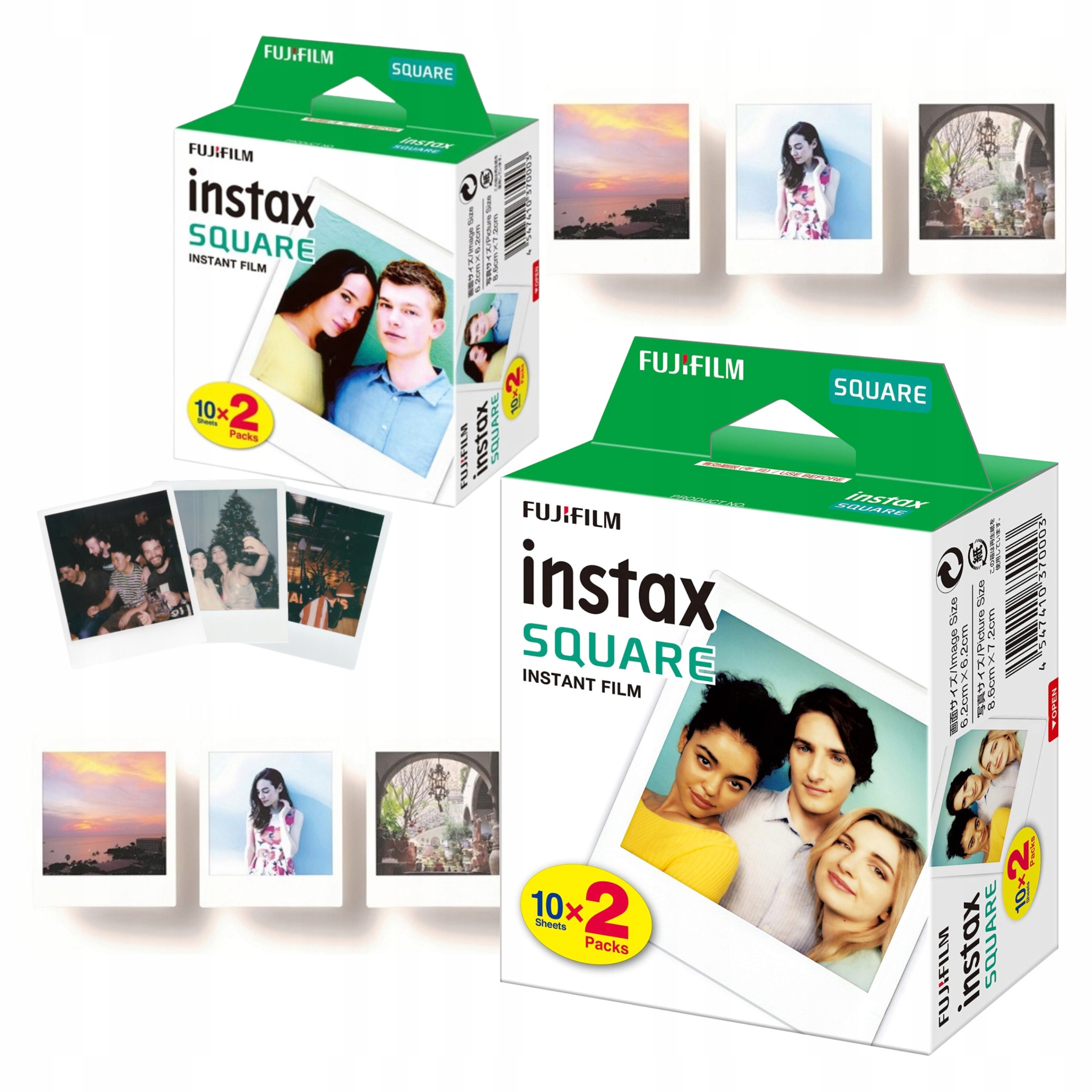 Wkłady Film Fujifilm Instax Square 20 szt Wkłady Papier fotograficzny