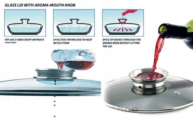 WYSOKIE GARNKI KOMPLET CERAMICZNO-MARMUROWE ZILNER 6,2L + 10,2L Kolor szary