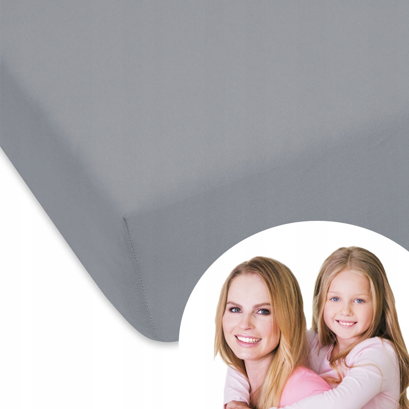 

Szare Prześcieradło Z Jersey Z Gumką Do Łóżeczka