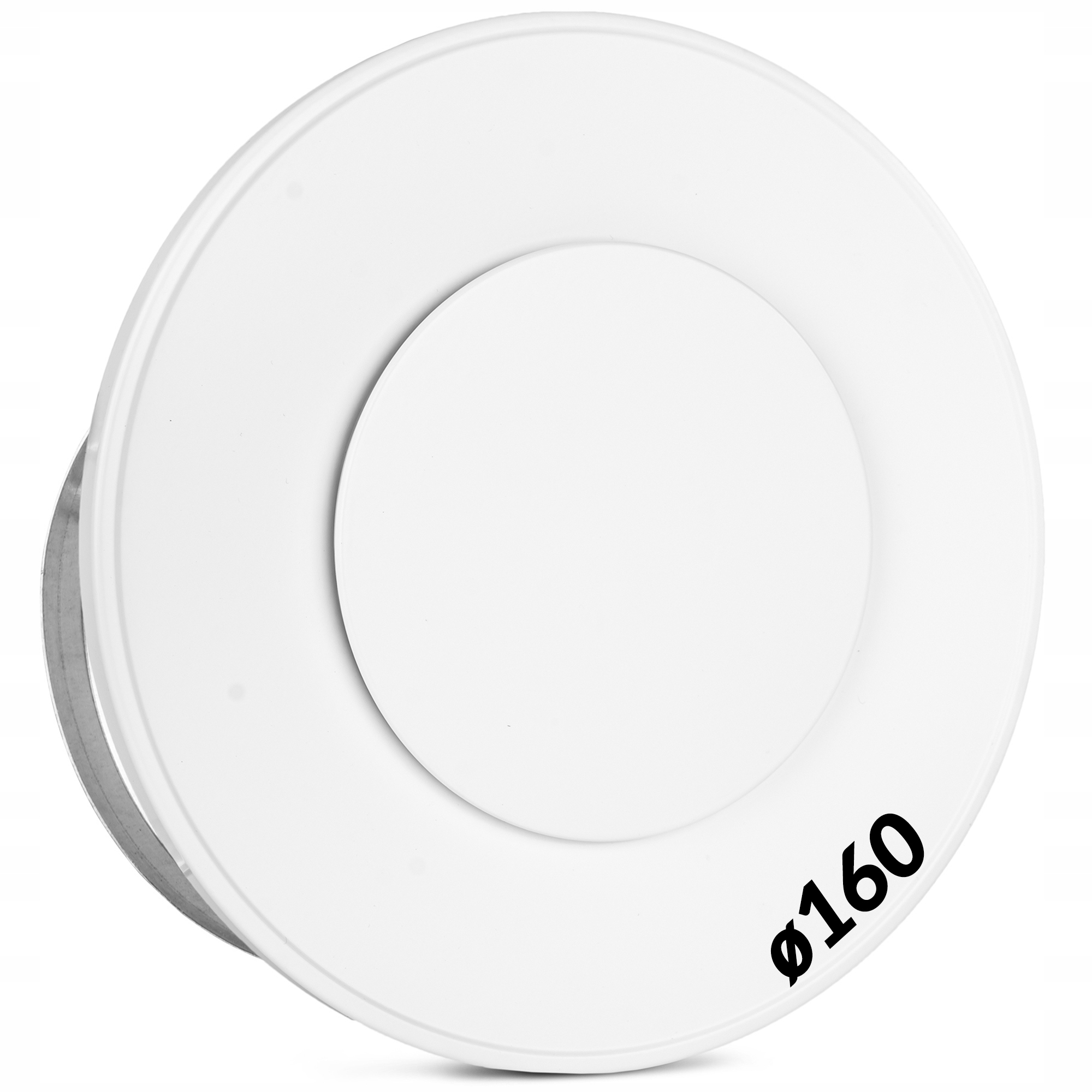 Anemostat kovová mřížka Asv 160 bílá ventilační Darco