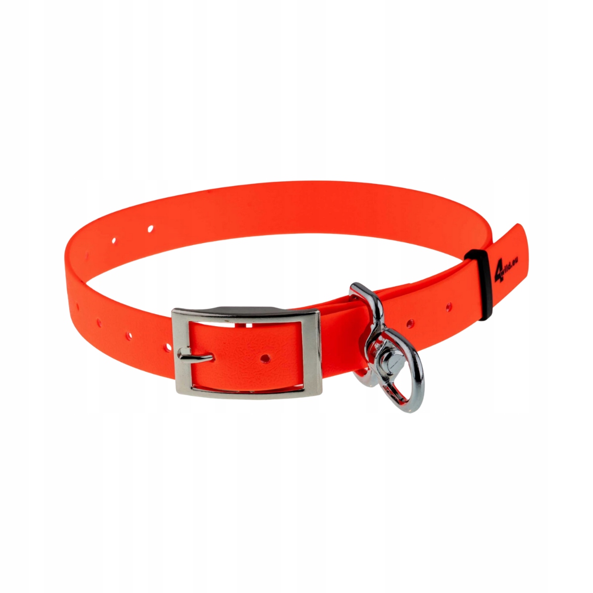 Tropický obojek BioThane 4WILD pro lokalizátor 25 mm 35-63 cm oranžový