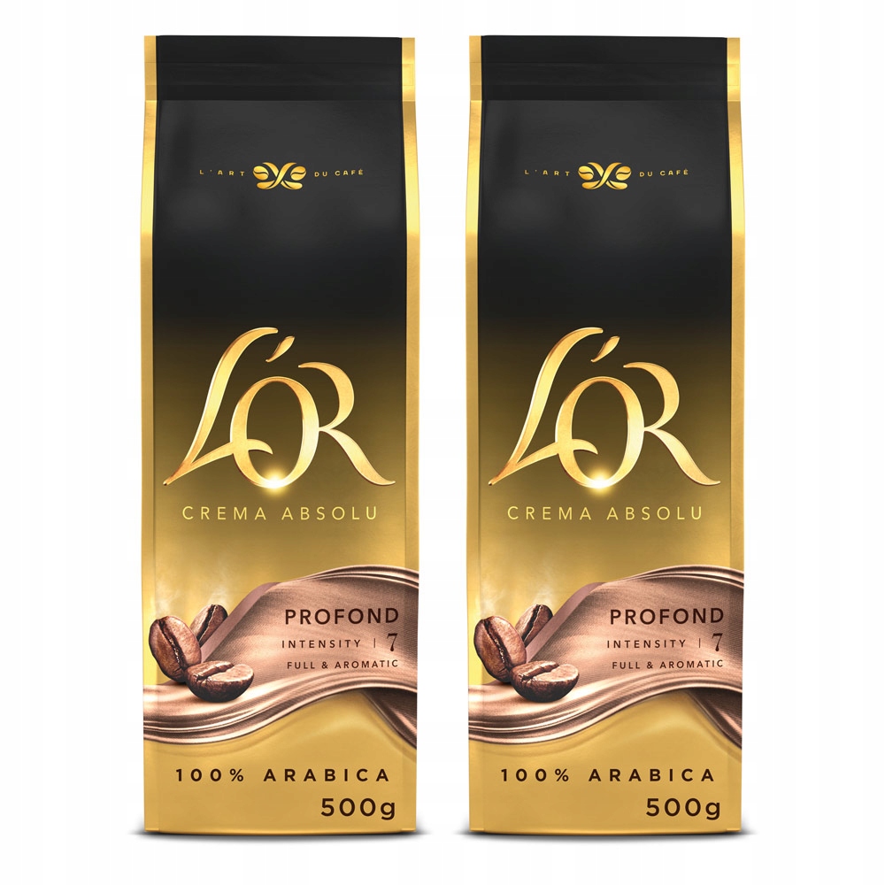 Kawa ziarnista L'OR Crema Absolu (2x 500g ) ARABICA