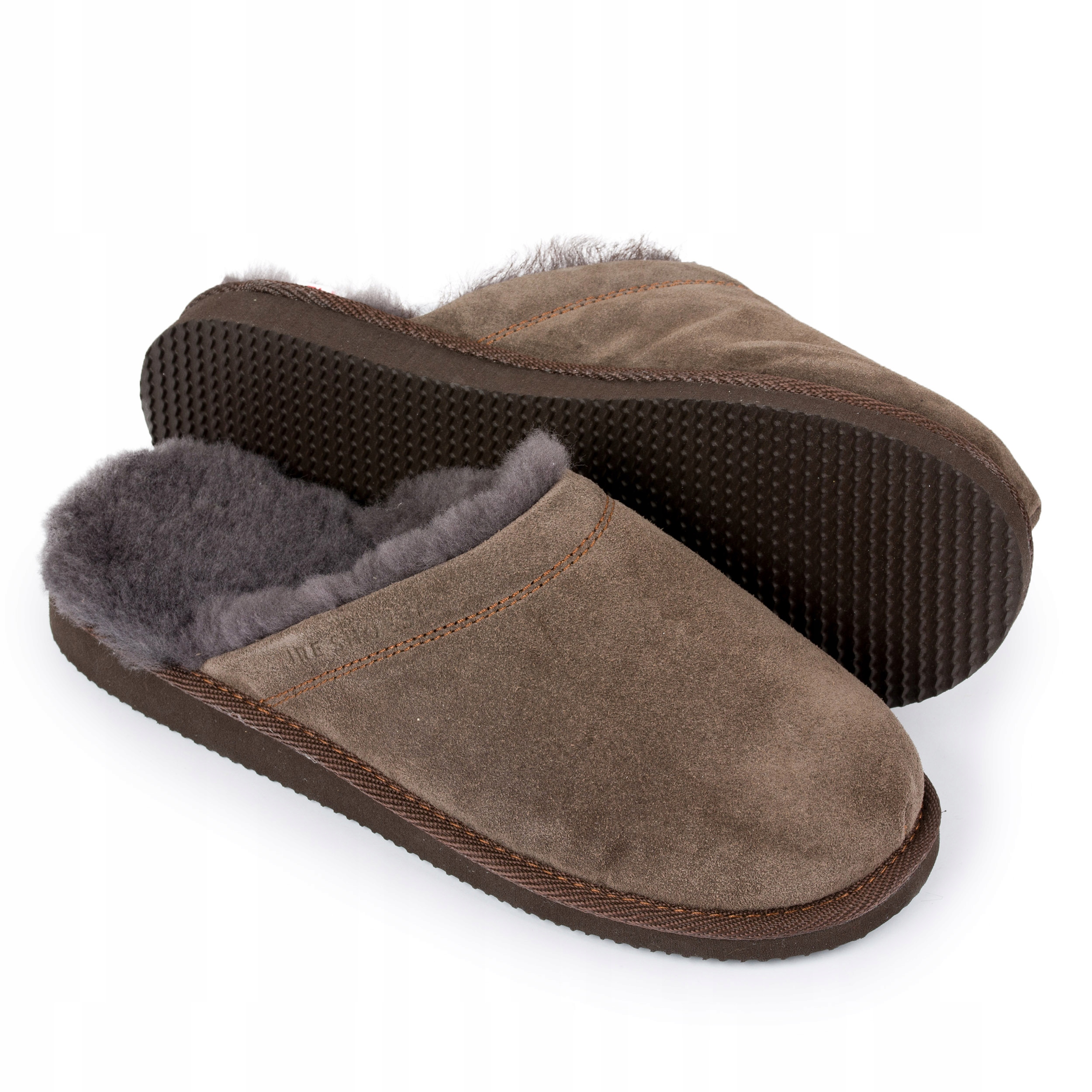 

Kapcie Meskie Zamszowe Ciepłe Góralskie Futerkiem