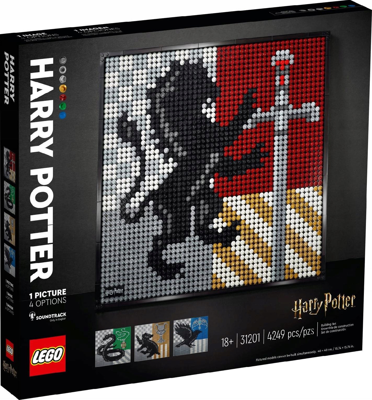 KLOCKI LEGO ART 31201 HARRY POTTER HERBY HOGWARTU