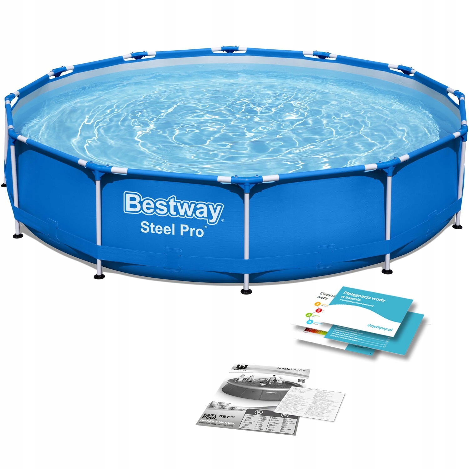 Bazen Bestway 366x76 Záhradný Steel Pro Okrúhly S Roštom