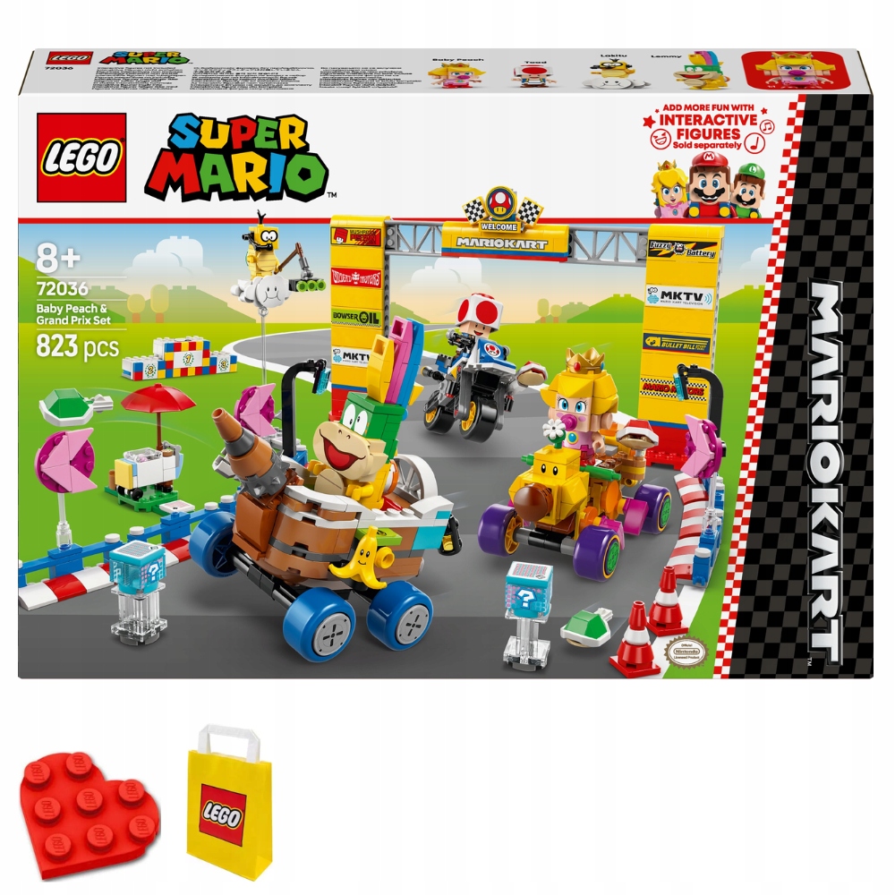 Lego Mario 72036 Sada Baby Peach a Grand Prix