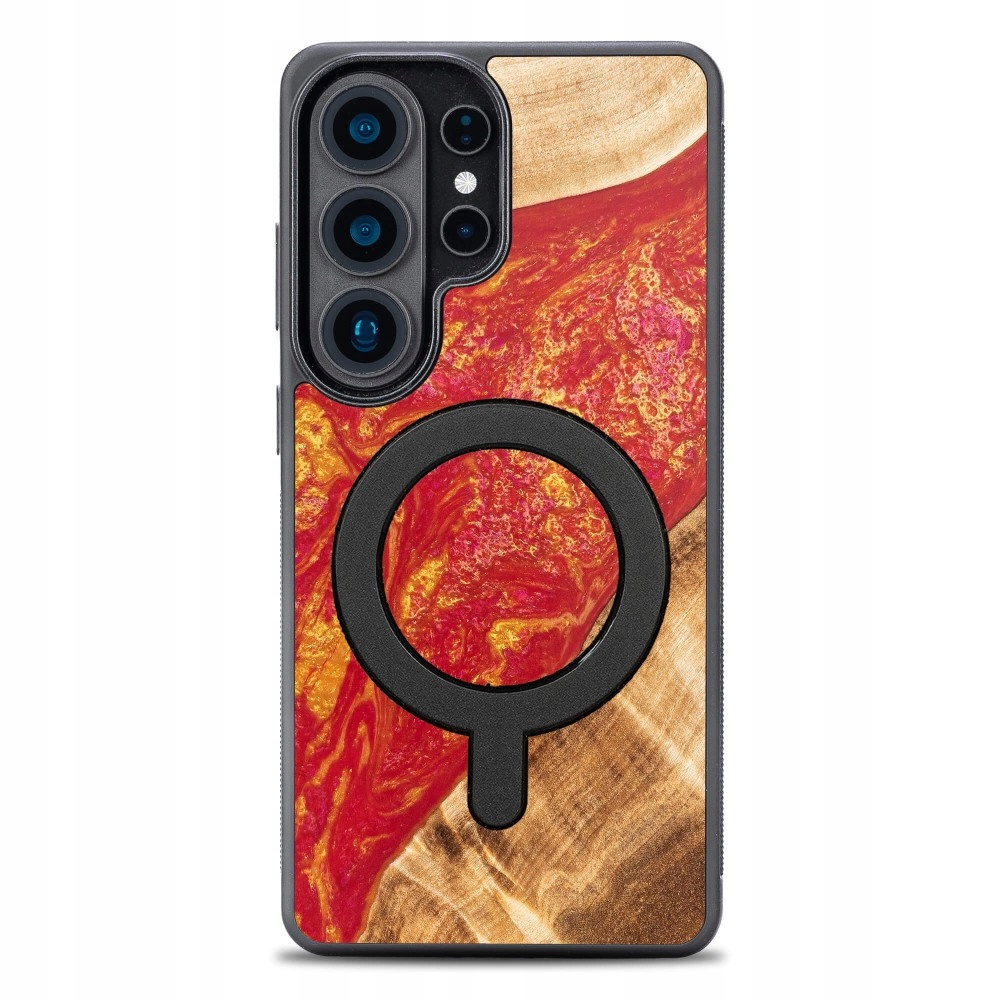 Pouzdro Bewood Unikátní pro Samsung Galaxy S26 Ultra Neonové Paříž s MagSafe