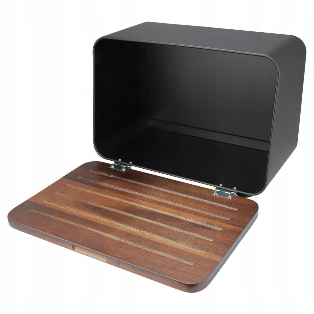 CHLEBAK STALOWY Z POKRYWĄ AKACJOWĄ HUSLA 73938 Marka Husla