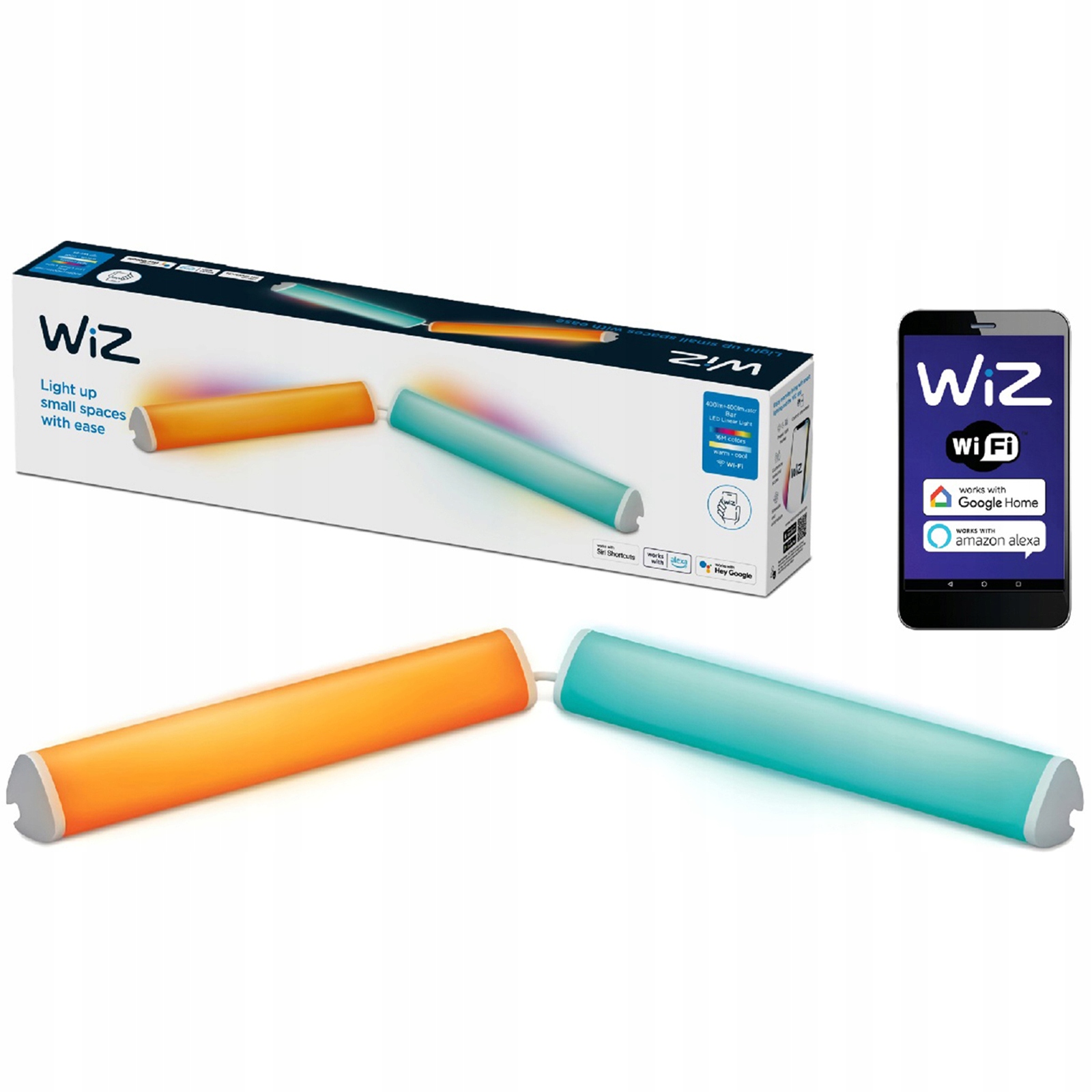 Stolná Led lampa Inteligentná Gamingová Lišta Cct Rgb Smart WiFi WiZ