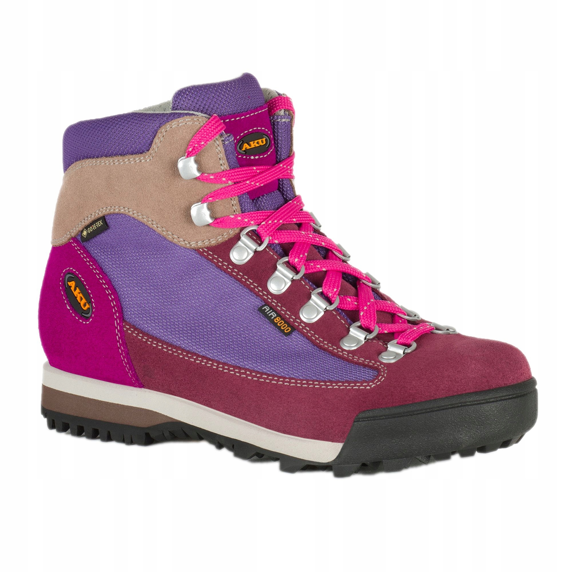 Buty trekkingowe damskie Aku czerwono-fioletowe 37