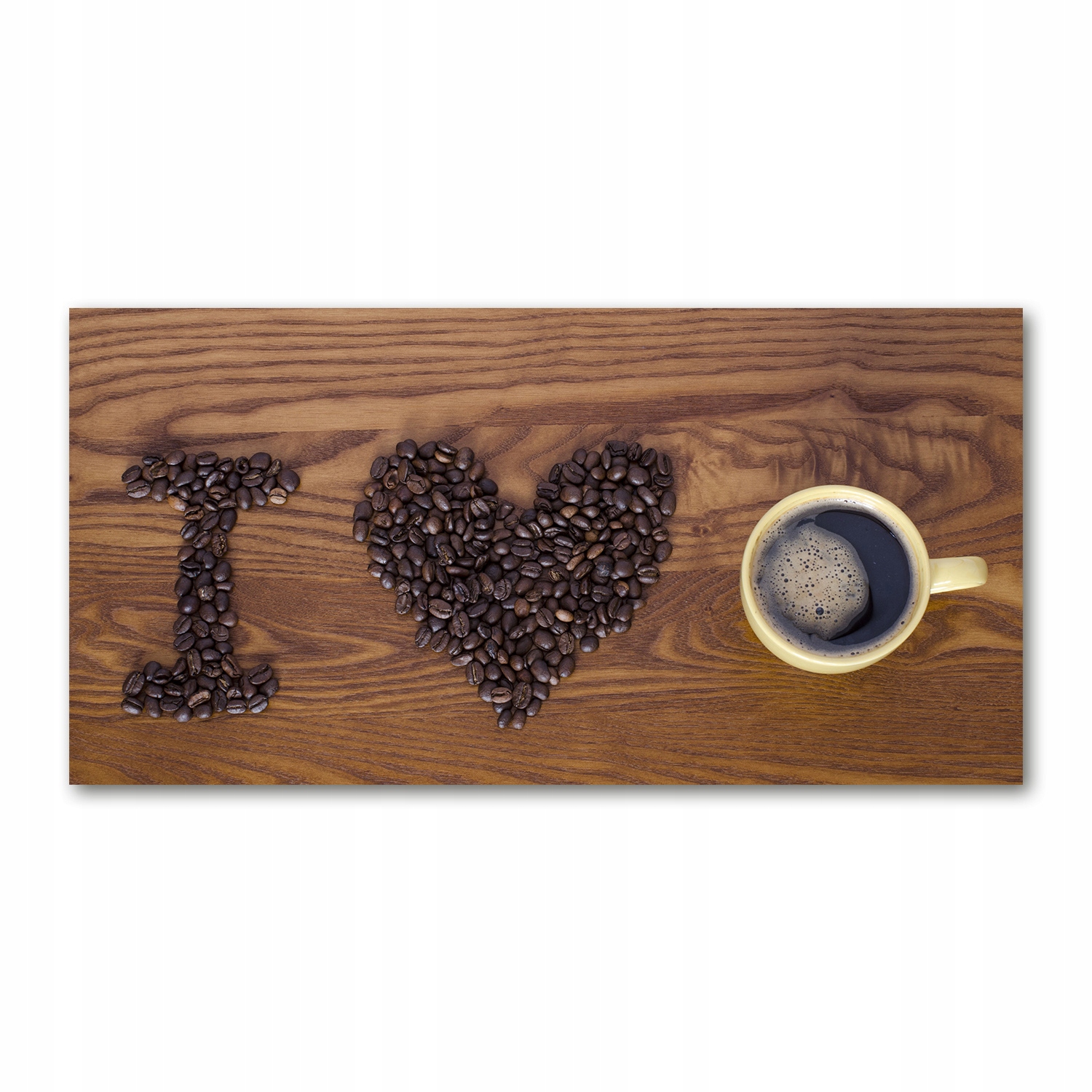 

Foto-obraz akryl I love coffee zdjęcie 140x70 cm