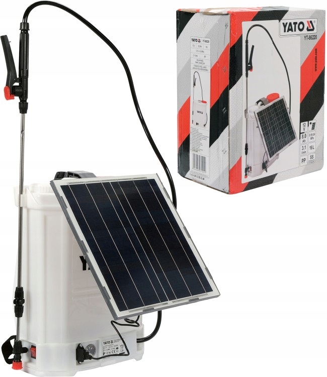 Yato Batožinový Postrekovač Na Slnečné Batérie 16L