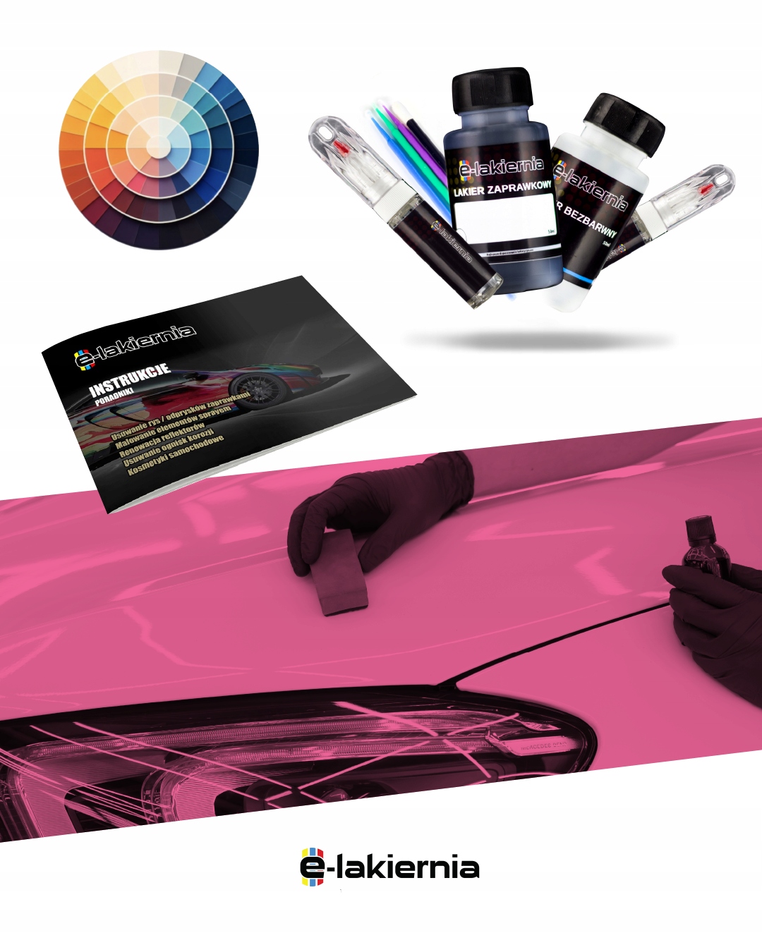 LAKIER ZAPRAWKA BEZBARWNY SAMOCHODOWY BUTELECZKI BMW 354 TITANSILBER Pojemność opakowania 100 ml