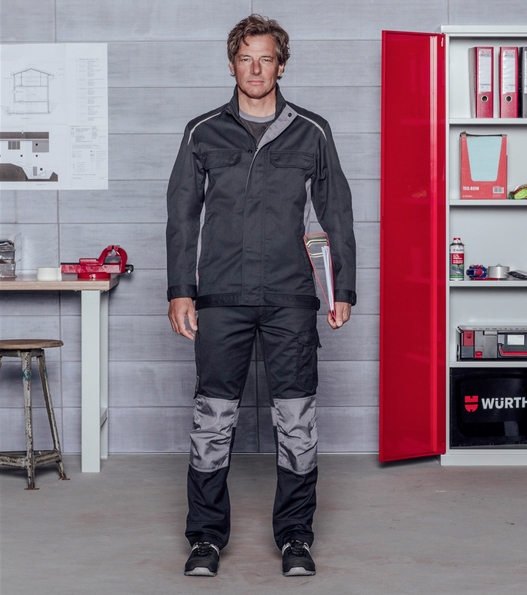 SPODNIE ROBOCZE WURTH MODYF CETUS ANTRACYT 25 Model WORK TRAUSERS CETUS