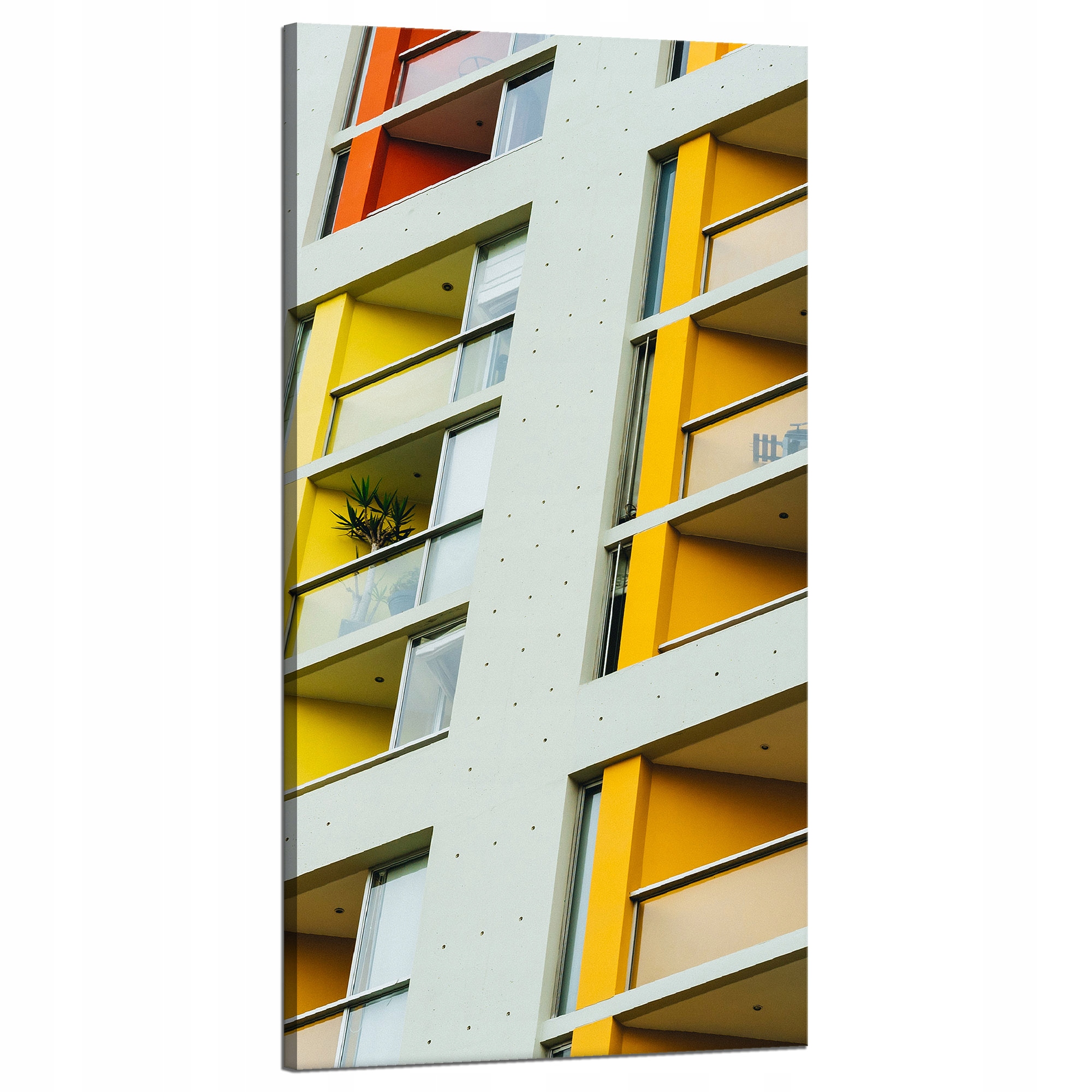 Obraz na plátně Blok Byt Budova Architektura Města 60x120