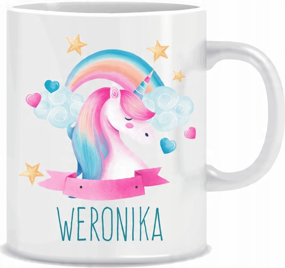 

Kubek Jednorożec Imię Kartonik