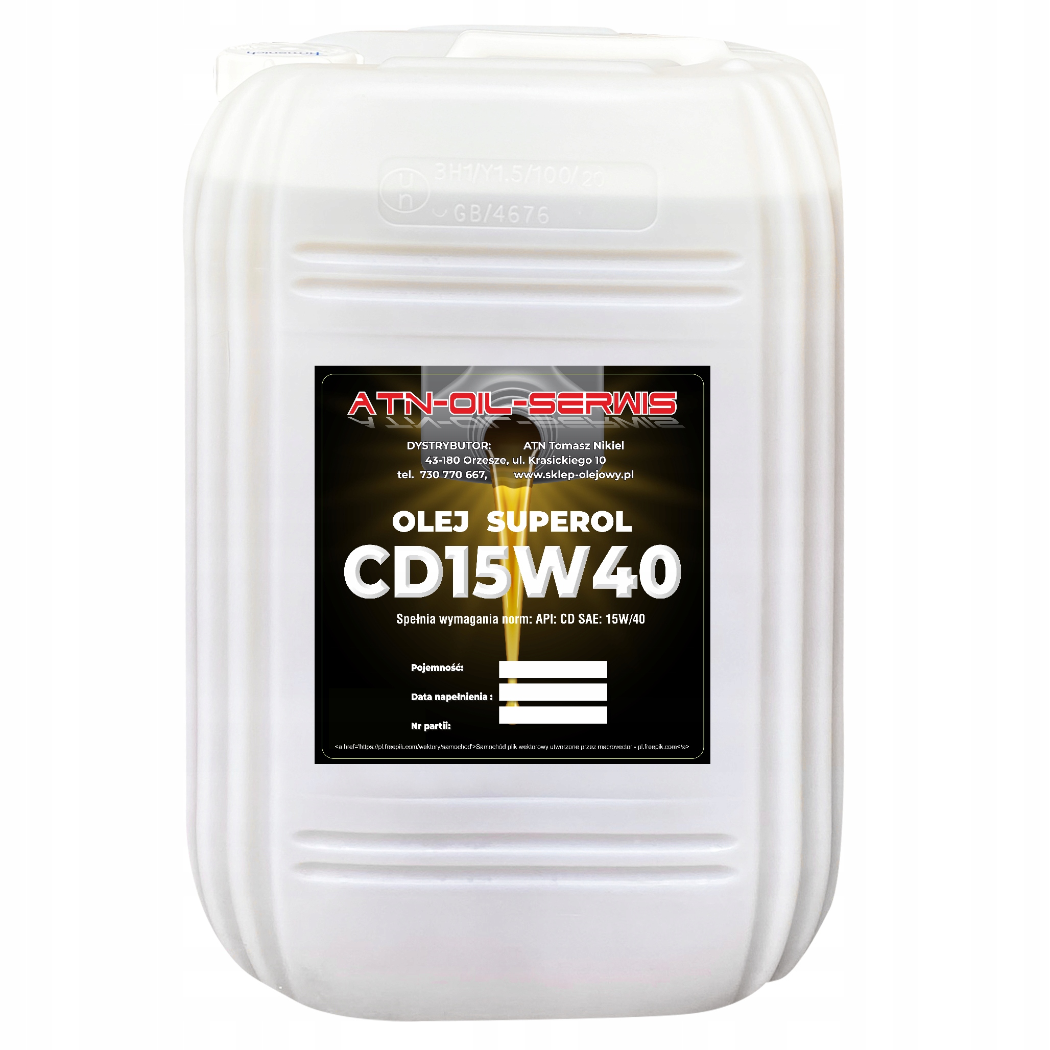 

Olej Superol CD 15W40 20L Typu " Falco "