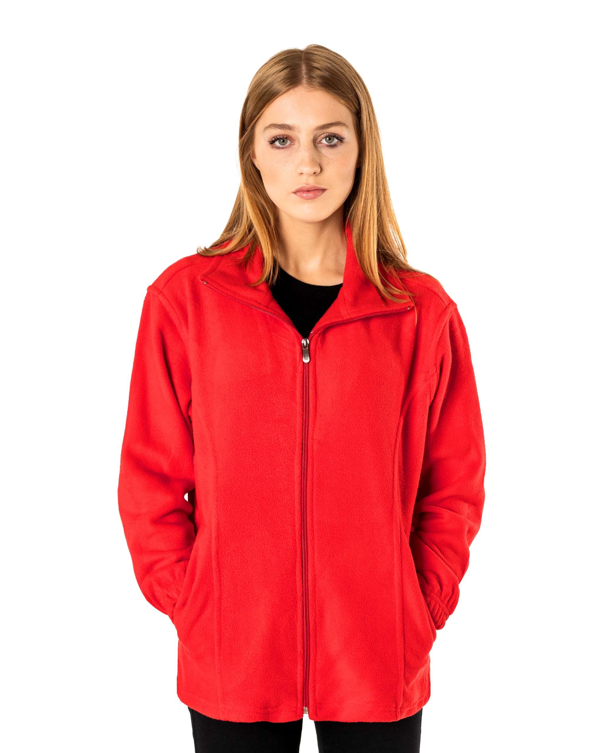 

Ciepła Bluza Polarowa Damska Zasuwana 3048-4 r XL