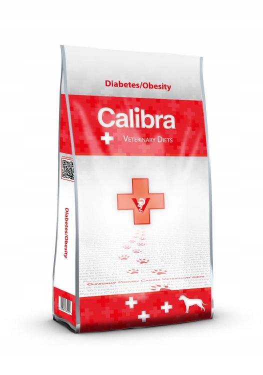 Levně Calibra Calibra Veterinary Diets Diabetes Obesity Krmivo Pro Psa 12kg – Veterinární Dieta pro Psy s Diabetem a Obezitou
