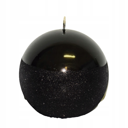 

Świeca Ozdobna Prince Czarna Kula FI12CM