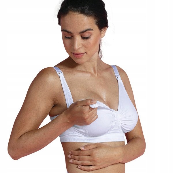 Carriwell Biustonsz na kojení Bezešvý polyamid velikost S