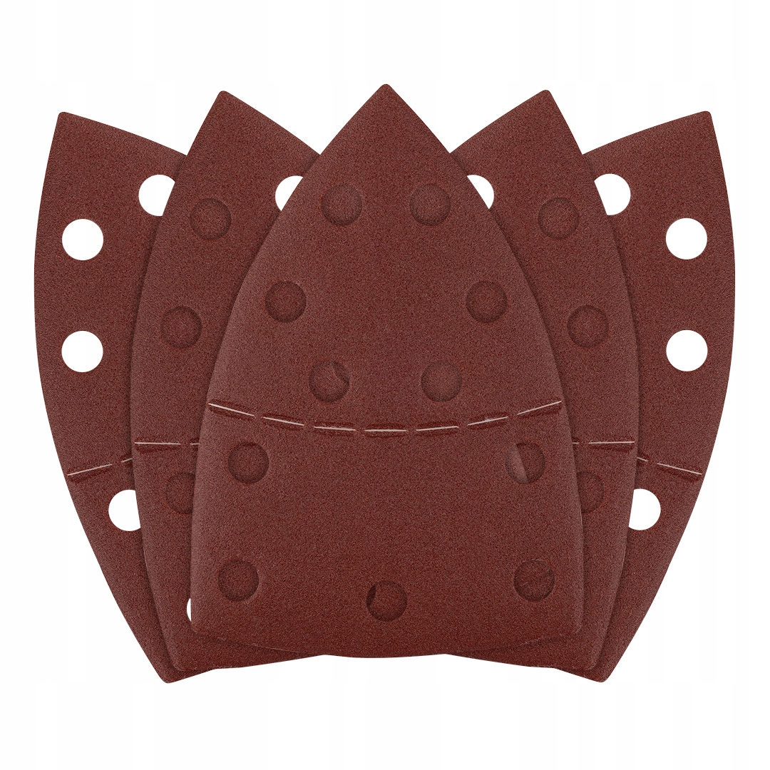 Papiery ścierne na rzep, żelazko 102 x 152 mm, P180, 5 szt., z 11 otworami