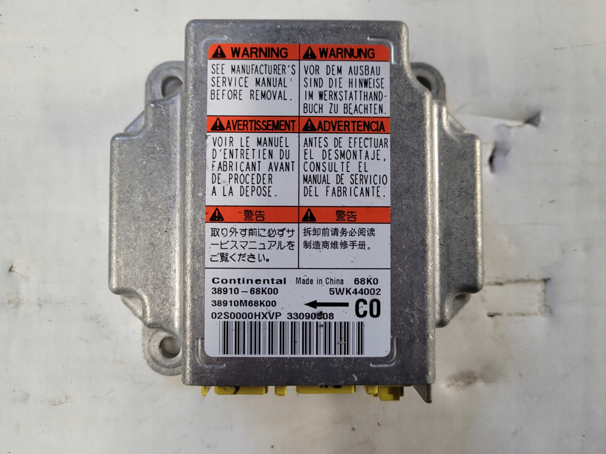 SUZUKI ALTO/PIXO SENSOR PODUSZEK 38910-68K00