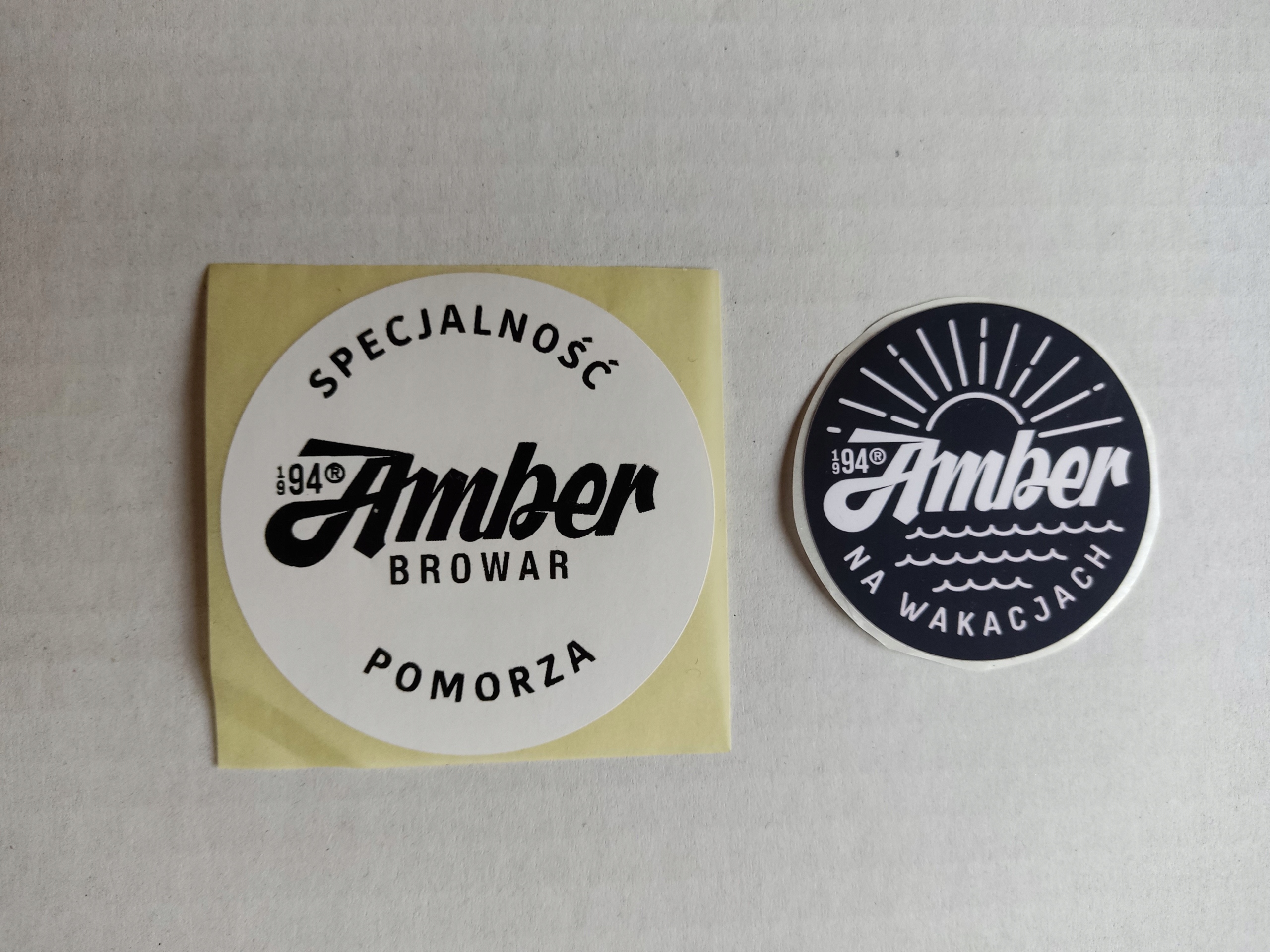 naklejka browar Amber 2 sztuki