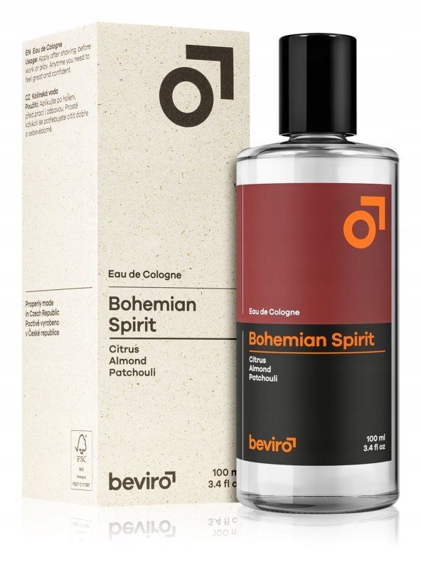 Kolínská voda Beviro Bohemian Spirit 100 ml