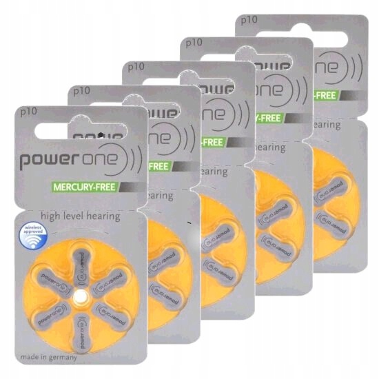 * Baterie aparatów słuchowych Varta 10 Mf 30szt