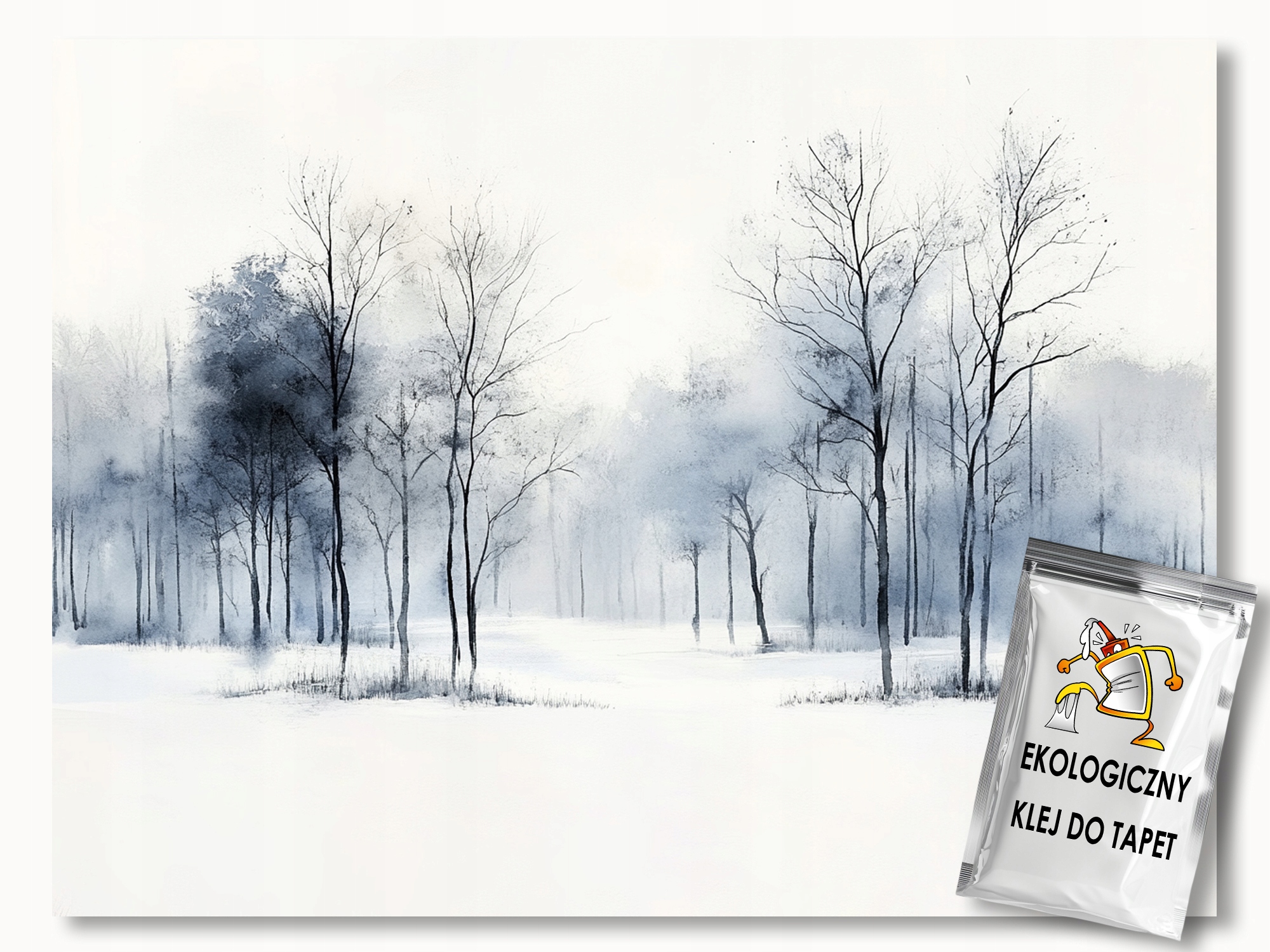 Fototapeta Flizelina Grafika Krajina Příroda Stromy Zima Sníh 300x210 110g