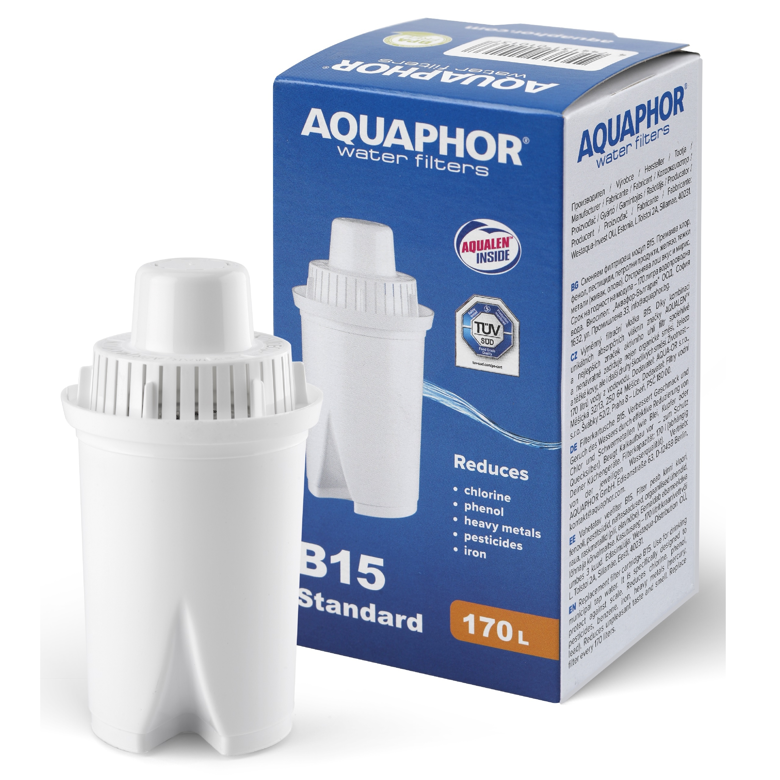 

Wkład filtrujący filtr Aquaphor B15(B100-15) 6 szt