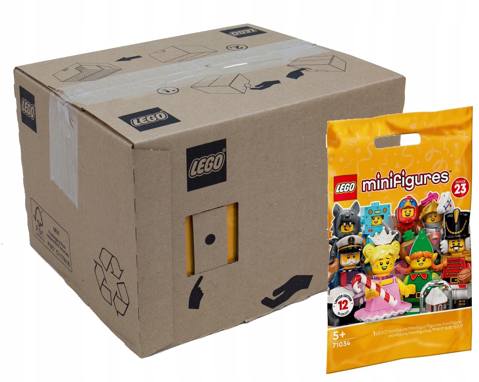 

Lego 71034 Seria 23 Nowy Karton 36 Sztuk