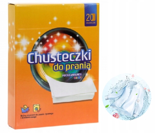 

Chusteczki Do Prania Wyłapujące Kolor 20 Szt