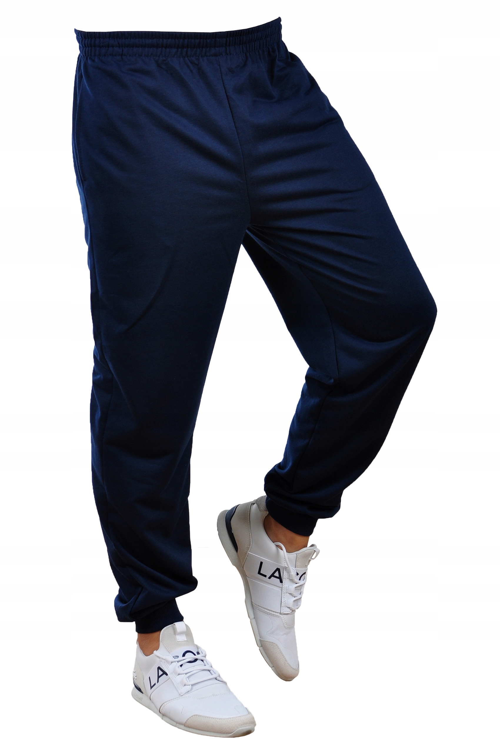 Y406 r 4XL MĘSKIE SPODNIE DRESOWE JOGGERY GŁADKIE Wzór dominujący bez wzoru