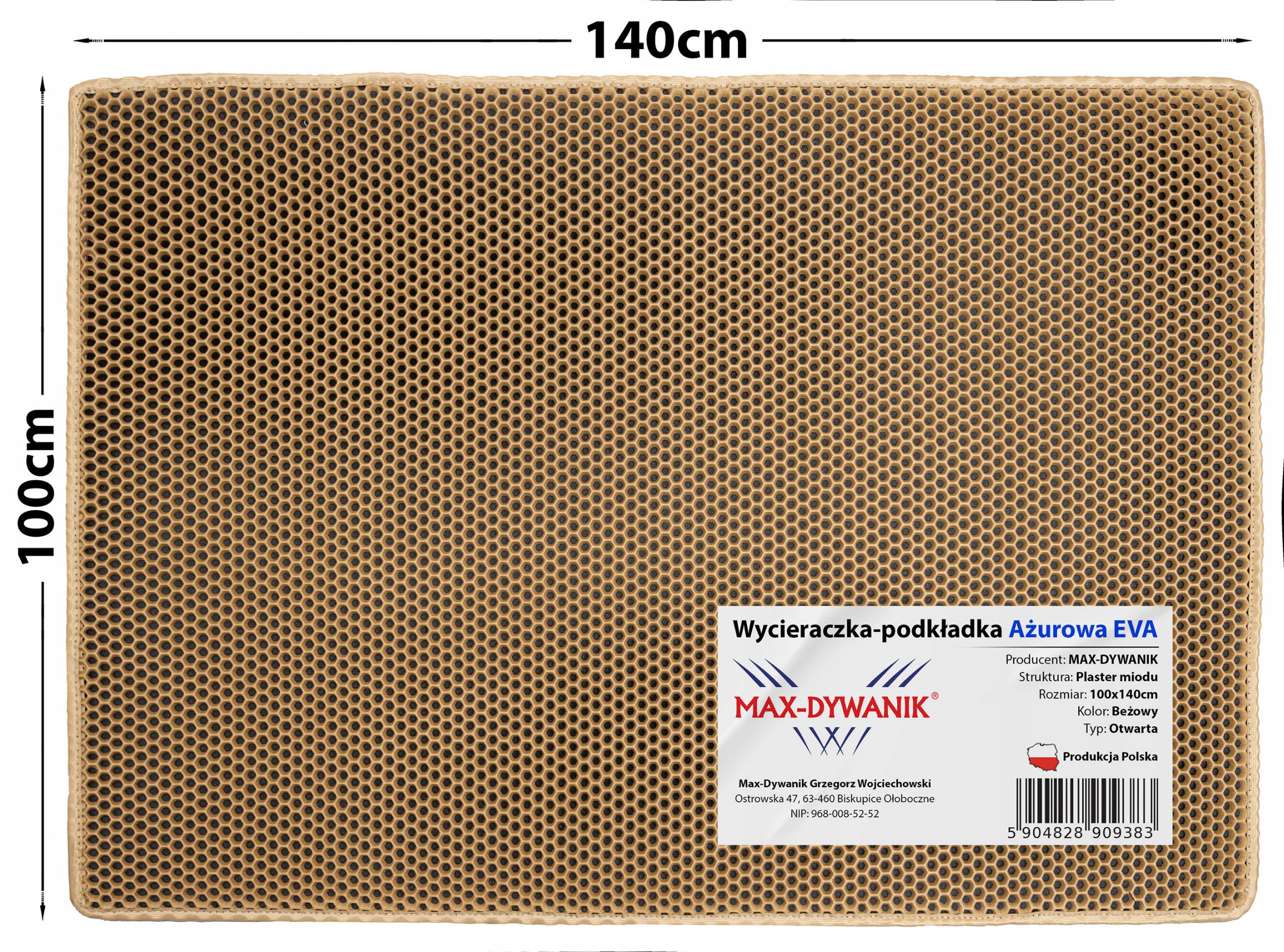 Voděodolná podložka pod klec pro králíka morče apod. 100x140