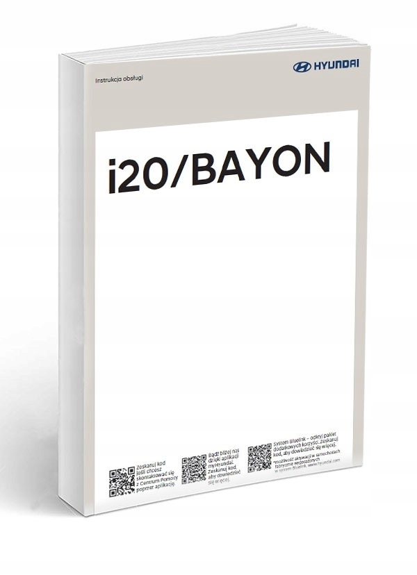 Hyundai Bayon 2023-2027 lift Instrukcja Obsługi Polski