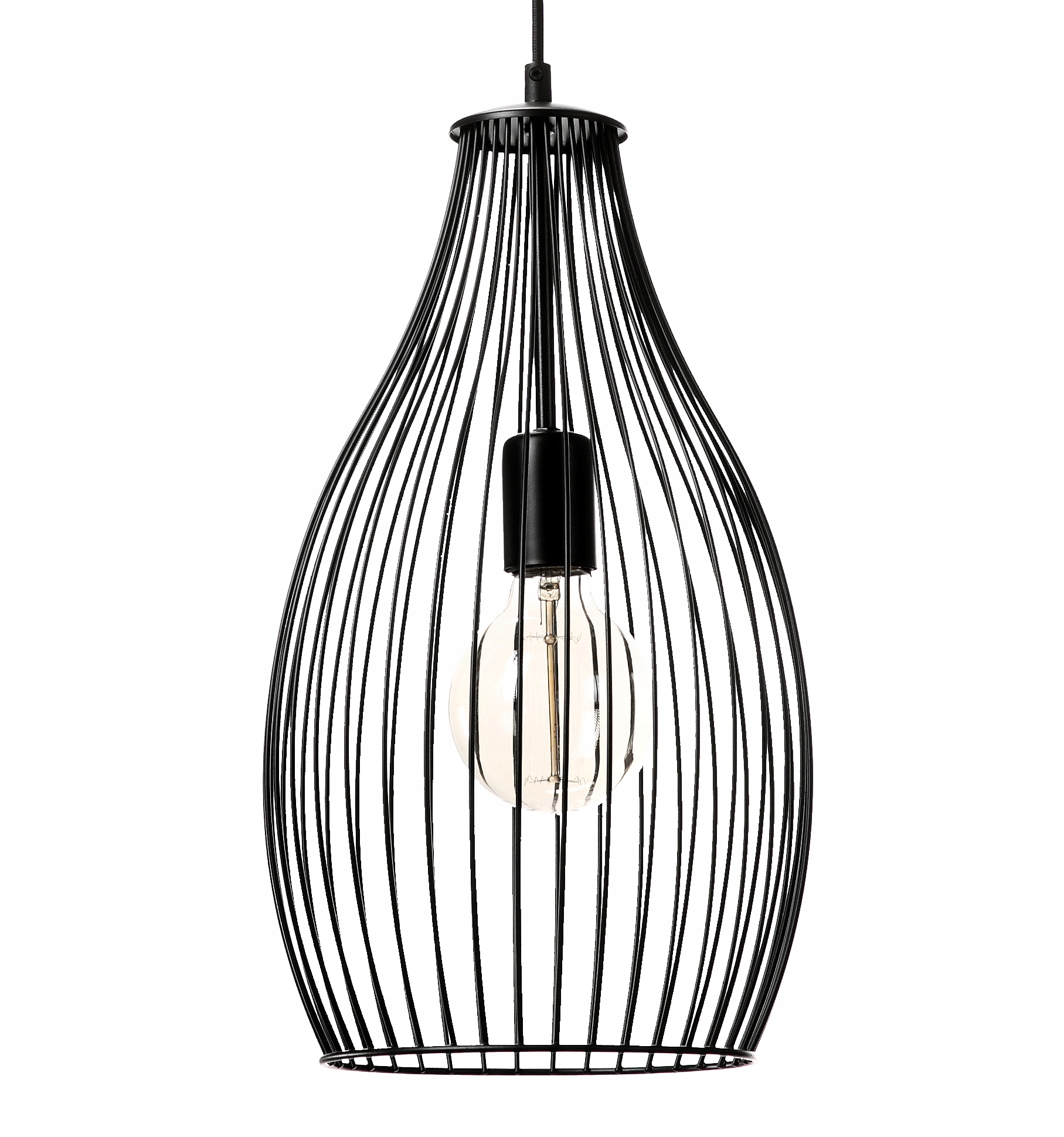 

Lampa wisząca sufitowa metal drut żyrandol Led