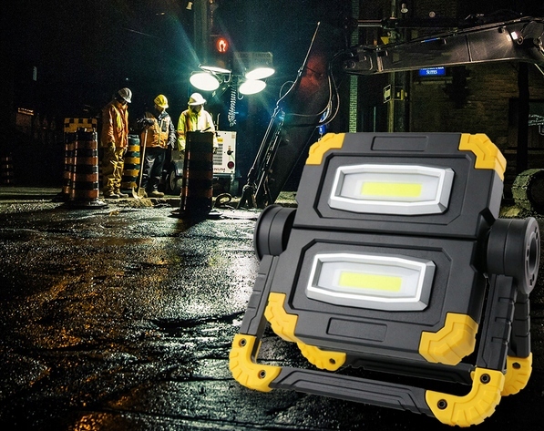 HALOGEN LED NASWIETLACZ AKUMULATOROWY BUDOWLANY Part number WK 7