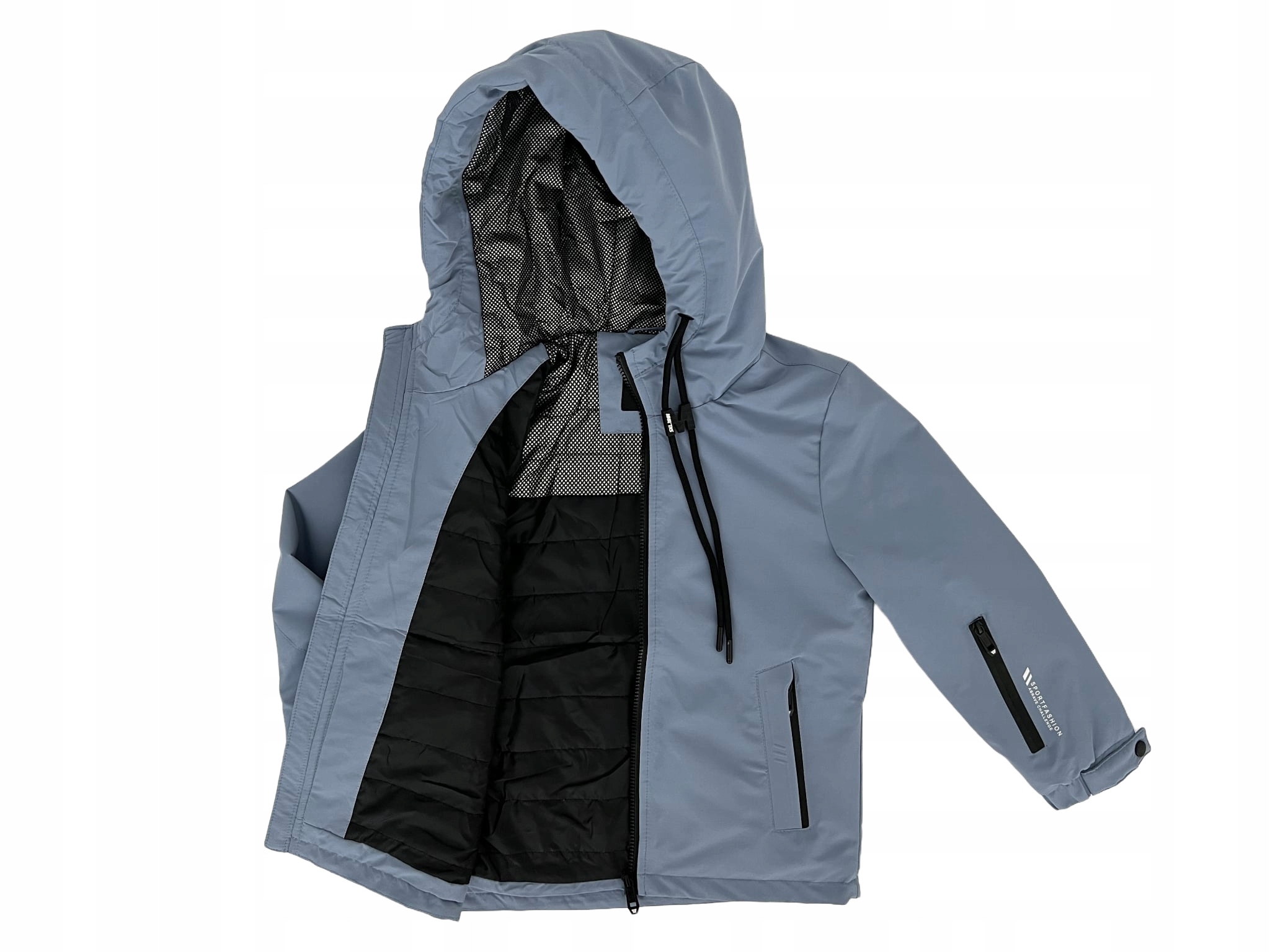 Kurtka chłopięca przejściowa softshell, wodoodporna/wiatroszczelna 152/158