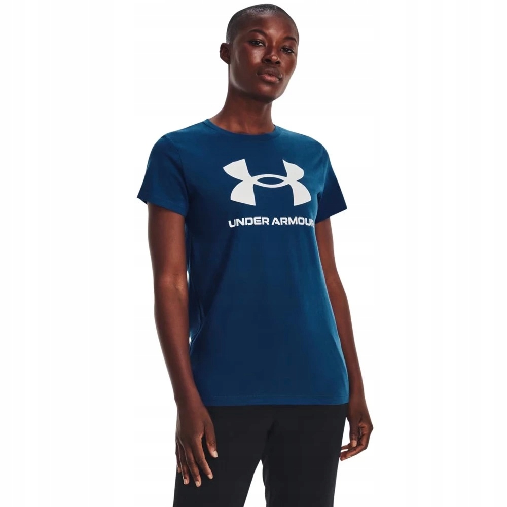 Under Armour T-shirt Damski Sportstyle Logo Niebieski S