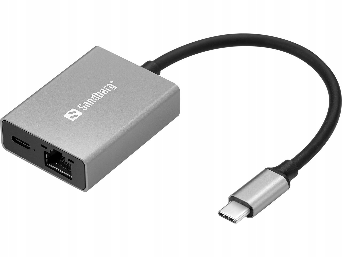 Sandberg Usb-c Gigabit Ethernet adaptér s podporou napájení (pd) 100 W