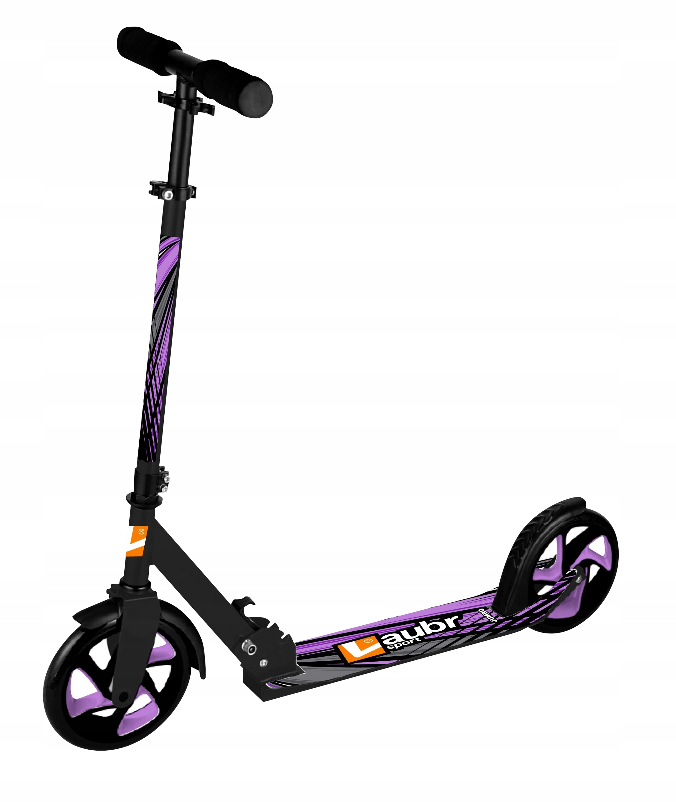 Hulajnoga Laubr Sport Jumbo Style fioletowy 2 kółka