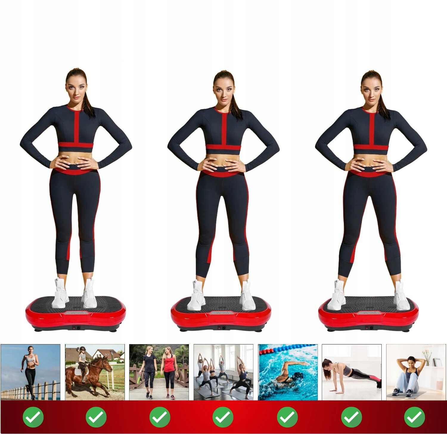 PLATFORMA WIBRACYJNA Wibrująca Masażer do Ciała Wyszczuplający Cellulit EAN (GTIN) 0708215655847