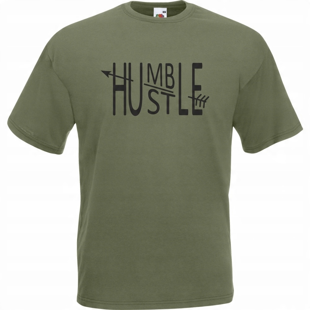 

Koszulka humble hustle młodzieżowa XXL oliwkowa