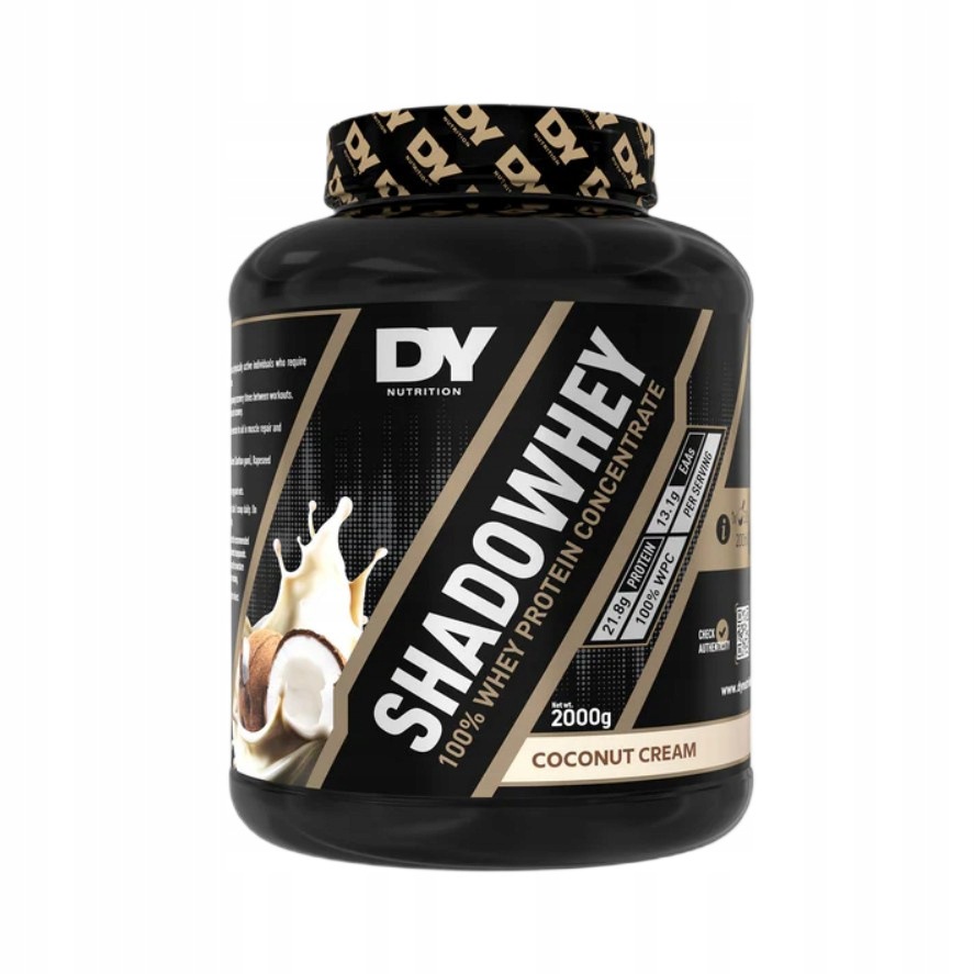Dorian Yates ShadoWhey Concentrate, kokosový krém, prášek, 2000 g