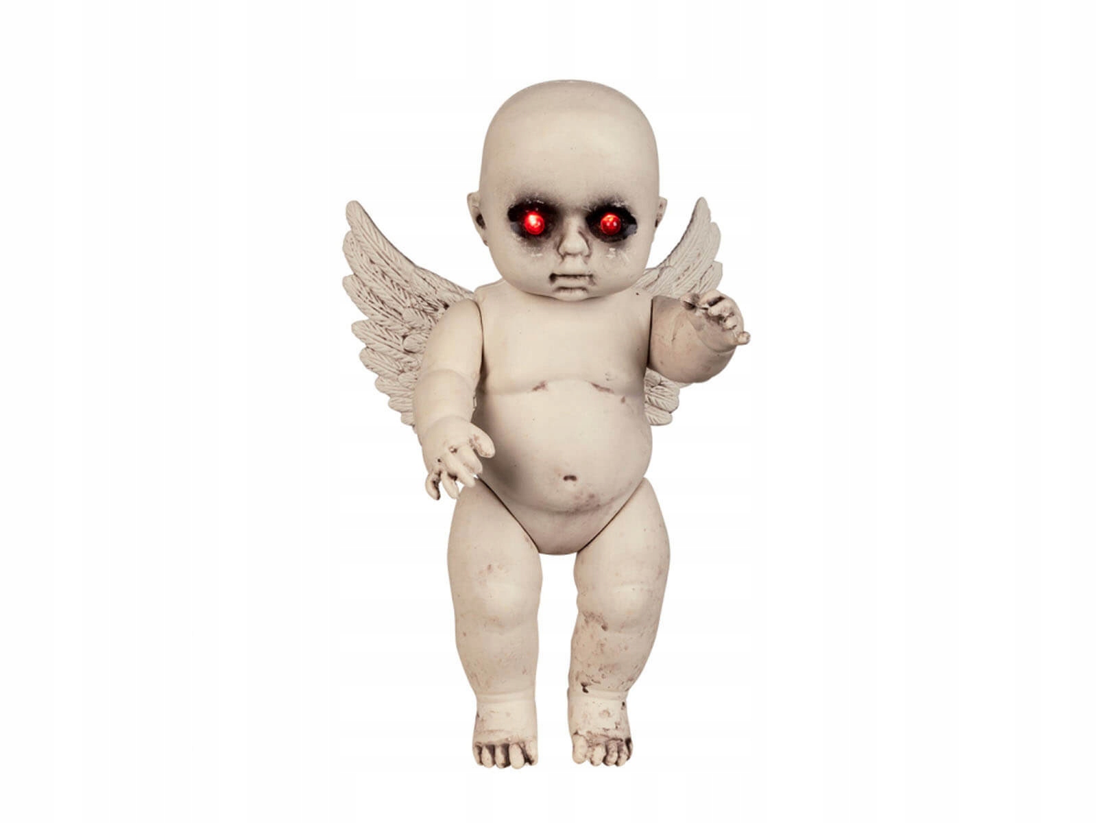 Dekorace anděl s svítícíma očima Halloween