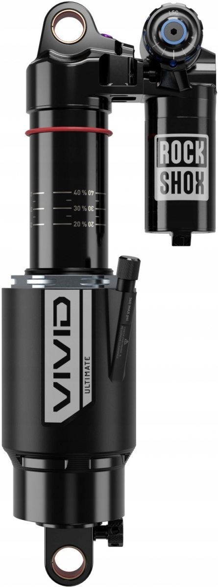 RockShox Vivid Ultimate RC2T 250x75, 1 Token, Reb25/Comp34 Lockout 2, Adj